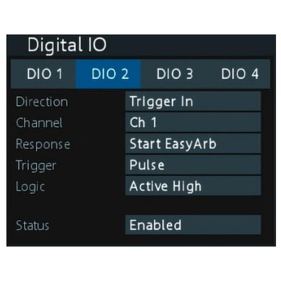 Rohde & Schwarz Digital Trigger Input/Output for Use with NGE100 Power Supply