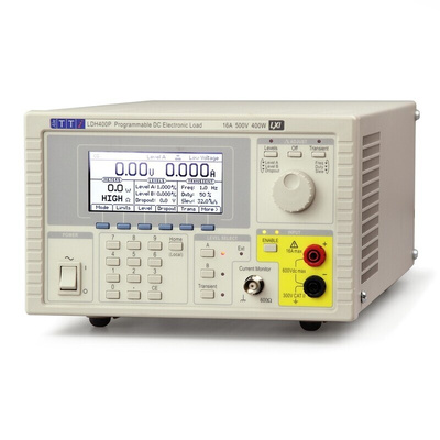 Aim-TTi LDH400 Series Electronic DC Load, 0 → 400 W, 10 → 500 V, 0 → 16 A
