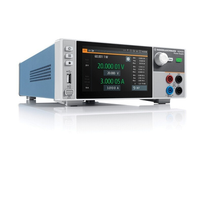 Rohde & Schwarz NGM200 Series Digital Bench Power Supply, 0 → 20V, 6A, 1-Output, 60W - RS Calibrated