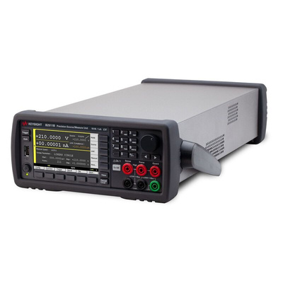 Keysight Technologies B2900B Series Source Meter, 100 nV → 210 V, 1-Channel, 31.8 W Output