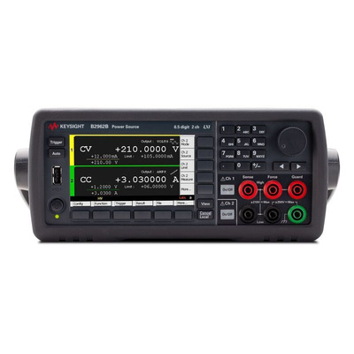 Keysight Technologies B2962B Series Source Meter, 100 nV → 210 V, 2-Channel, 3 A, 31.8 W Output