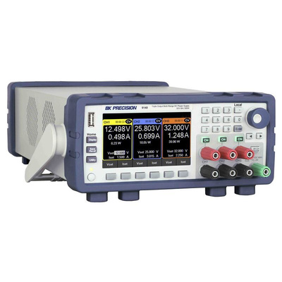 BK Precision Bench Power Supply, 32V, 8A, 3-Output, 300W - UKAS Calibrated