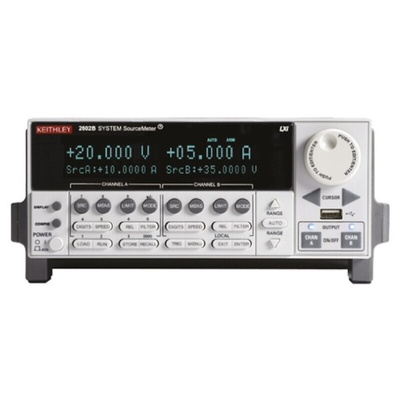 Keithley 2600 Series Source Meter, ±100 mV → ±40 V, 2-Channel, ±100 nA → ±10 A, 40 W Output