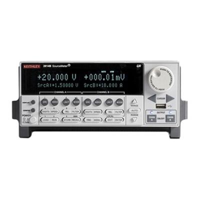 Keithley 2600 Series Source Meter, ±200 mV → ±200 V, 2-Channel, ±100 nA → ±10 A, 60 W Output