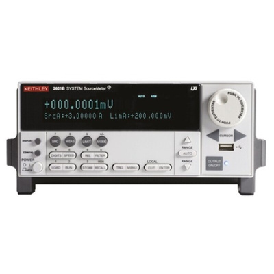 Keithley 2600 Series Source Meter, ±200 mV → ±200 V, 1-Channel, ±100 nA → ±10 A, 30 W Output