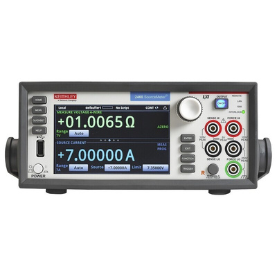 Keithley 2460 Series Source Meter, 200mV → 100V, 1-Channel, 1μA → 7A, 100 W Output