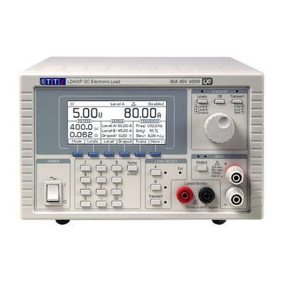 Aim-TTi LD400 Series Series Electronic Load, 0 → 400 W, 0 → 80 V, 0 → 80 A