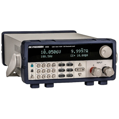 BK Precision BK86 Series Electronic DC Load, 0 → 150 W, 0 → 120 V, 0 → 30 A