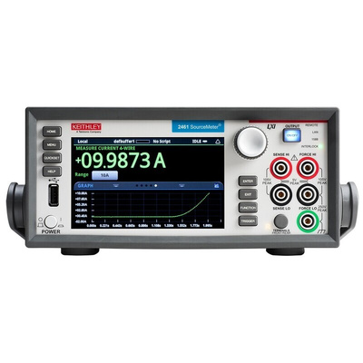 Keithley 2400 Series Source Meter, 200 mV → 100 V, 1-Channel, 10 (Pulsed Output) A, 7 (DC Output) A, 1000 W