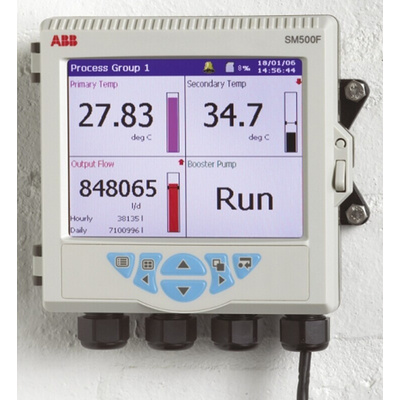 ABB SM501FCB, 1 Input Channels, Videographic Chart Recorder Measures Current, Millivolt, Resistance, Temperature,