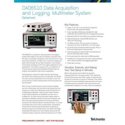 Keithley DAQ6510 Data Acquisition System
