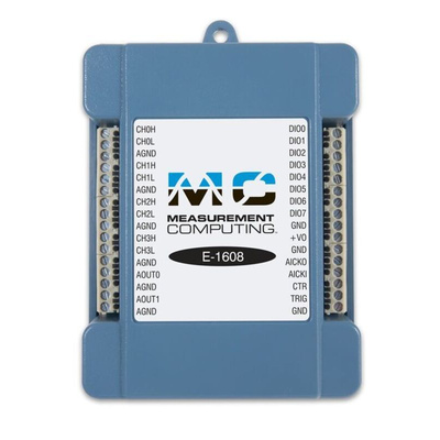 Digilent MCC E-1608 Data Acquisition, 8 SE/4 DIFF Channel(s), Ethernet, 250ksps, 16 bit