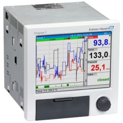 Endress+Hauser RSG35-B1A, 4 Input Channels, 6 Output Channels, Graphical Chart Recorder Measures Current, Frequency