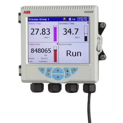 ABB SM503FCB, 3 Input Channels, 4 Output Channels, Videographic Chart Recorder Measures Current, Resistance,