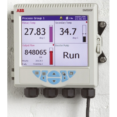ABB SM503FCB, 3 Input Channels, 4 Output Channels, Videographic Chart Recorder Measures Current, Resistance,