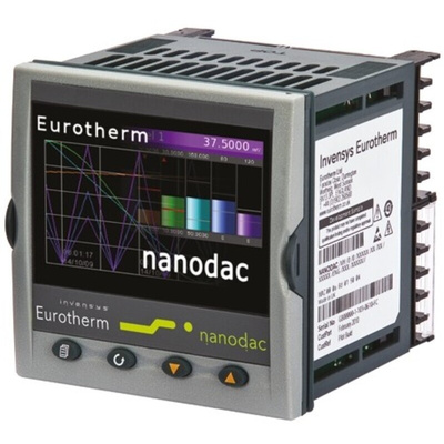 Eurotherm NANODAC/VL, 4 Input Channels, 3 Output Channels, Graphical Chart Recorder Measures Current, Millivolt,