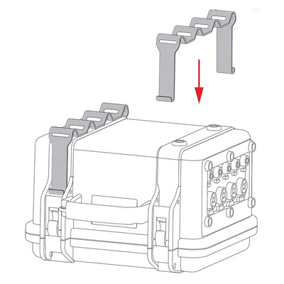 Chauvin Arnoux Pole Mounting Kit for Use with PEL 105 Data Logger