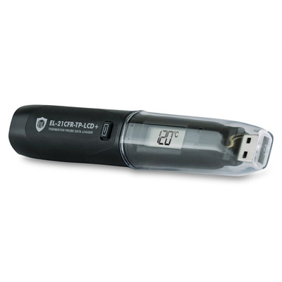 Lascar EL-21CFR-TP-LCD+ Temperature Data Logger, USB