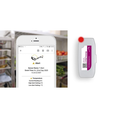 Lascar WIRELESS ALERT-T Temperature Data Logger, Wi-Fi
