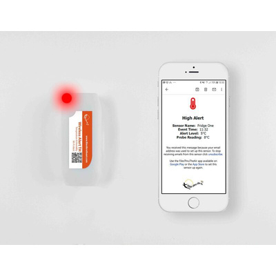Lascar WIRELESS ALERT-TH Temperature & Humidity Data Logger, Wi-Fi