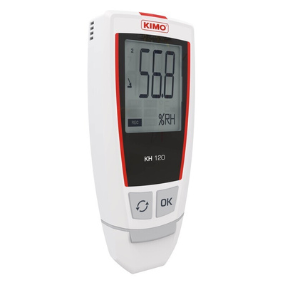 KIMO KH-120 Temperature & Humidity Data Logger, USB - RS Calibration