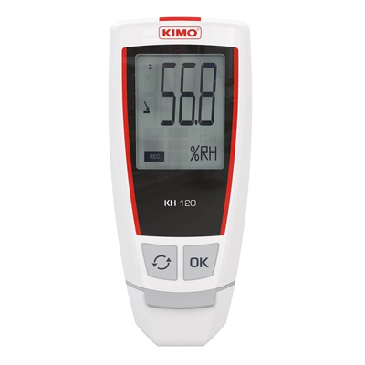 KIMO KH-120 Temperature & Humidity Data Logger, USB - RS Calibration