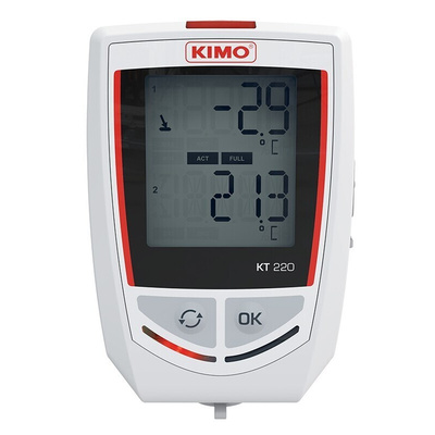 KIMO KT220-O Temperature & Humidity Temperature Monitor, USB - RS Calibration