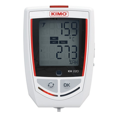 KIMO KH-220-O Temperature & Humidity Data Logger, USB - RS Calibration