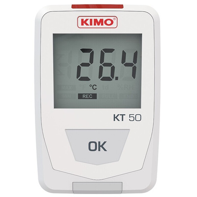 KIMO KT-50 Temperature & Humidity Temperature Monitor, USB - RS Calibration