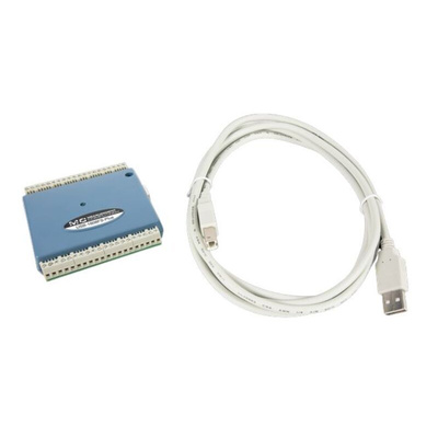 Digilent MCC USB-1608FS-Plus Data Acquisition, 8 SE simultaneous analog inputs Channel(s), USB, 100ksps, 16 bit