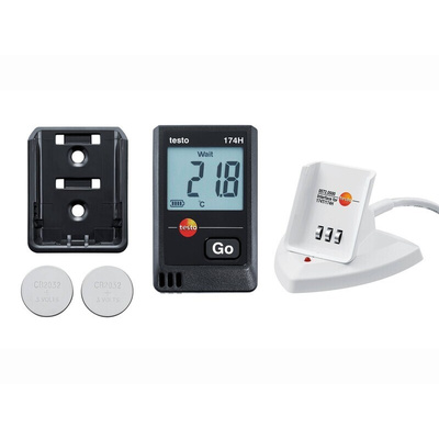 Testo 174H Kit Temperature & Humidity Data Logger, USB