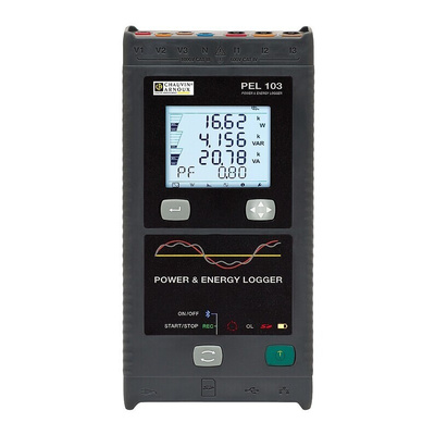 Chauvin Arnoux PEL103 Power & Energy Data Logger, Bluetooth, Ethernet, USB