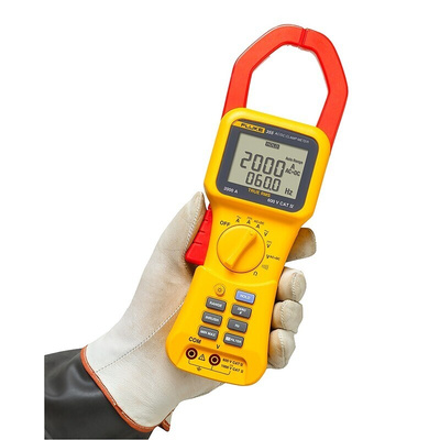 Fluke 355 Clamp Meter, 2000A dc, Max Current 2000A ac CAT III 1000V With RS Calibration