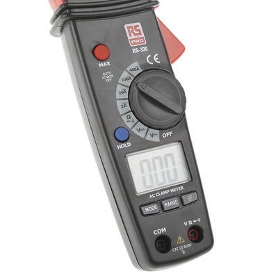 RS PRO RS330 Clamp Meter, Max Current 400A ac