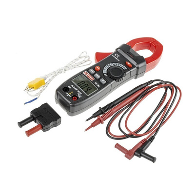 RS PRO RS380 Clamp Meter, Max Current 400A ac CAT III 600 V With UKAS Calibration