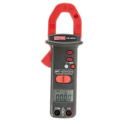 RS PRO ICM3091N Clamp Meter, Max Current 400A ac With UKAS Calibration