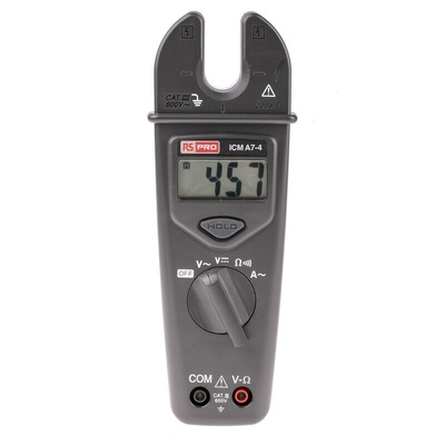 RS PRO ICMA7-4 Clamp Meter, Max Current 200A ac CAT III 600 V