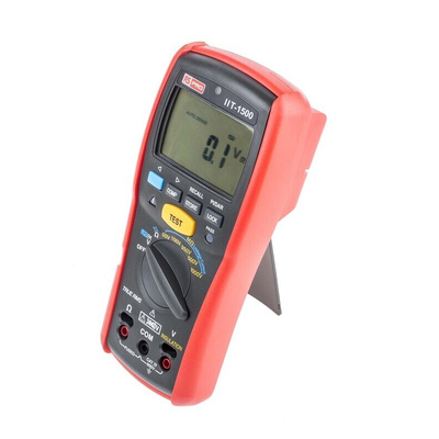 RS PRO IIT1500 Insulation Tester, 50V Min, 1000V Max, 20GΩ Max, CAT IV - RS Calibration