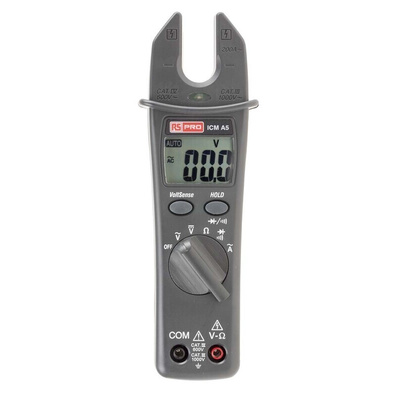 RS PRO ICMA5 Clamp Meter, Max Current 200A ac CAT III 1000V With UKAS Calibration