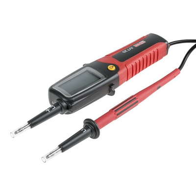 RS PRO IVT-20, LCD Voltage tester, 750V ac/dc, Continuity Check, Battery Powered, CAT III 750V
