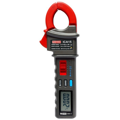 RS PRO IEK10N Clamp Meter, Max Current 300A ac CAT II 600 V, CAT III 300 V With RS Calibration