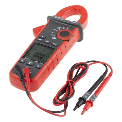 RS PRO 155B Clamp Meter Bluetooth, Max Current 600A ac CAT III 1000V With RS Calibration