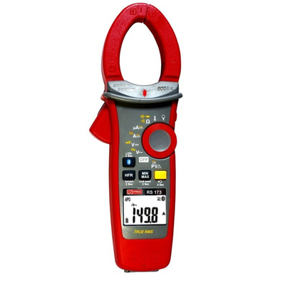 RS PRO 173 Clamp Meter, 600A dc, Max Current 600A ac CAT III 1000V