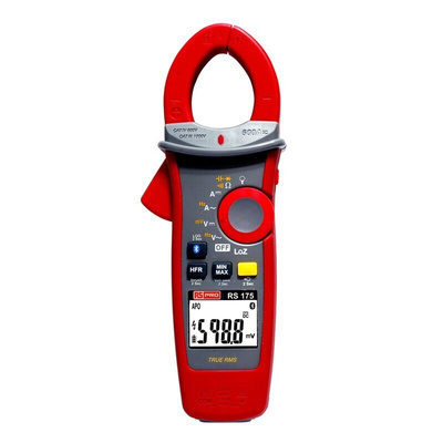 RS PRO 175 Clamp Meter, 600A dc, Max Current 600A ac CAT III 1000V