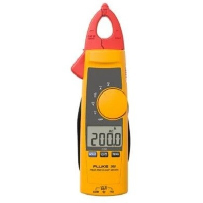 Fluke 365 Clamp Meter, 200A dc, Max Current 200A ac CAT III 600V