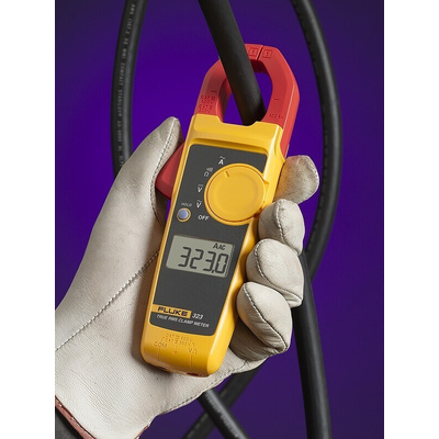 Fluke 323 Clamp Meter, Max Current 400A ac CAT III 600V With UKAS Calibration