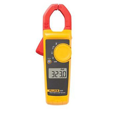 Fluke 323 Clamp Meter, Max Current 400A ac CAT III 600V With RS Calibration