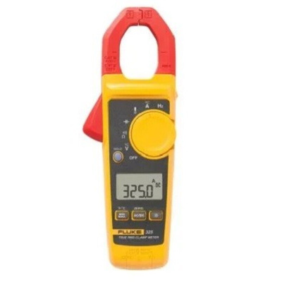 Fluke 325 Clamp Meter, 400A dc, Max Current 400A ac CAT III 600V With RS Calibration