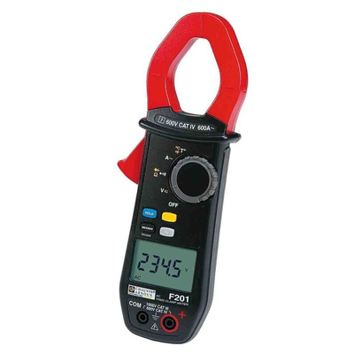 Chauvin Arnoux F201 Clamp Meter, Max Current 600A ac CAT III 1000V