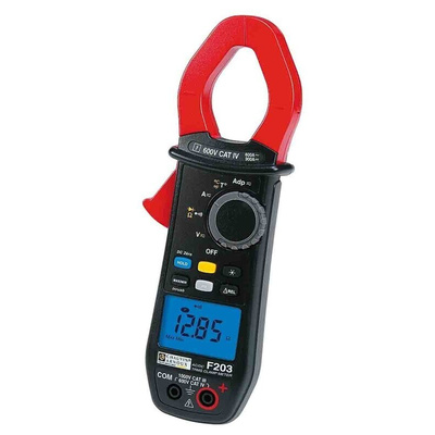 Chauvin Arnoux F203 Clamp Meter, 900A dc, Max Current 600A ac CAT III 1000V